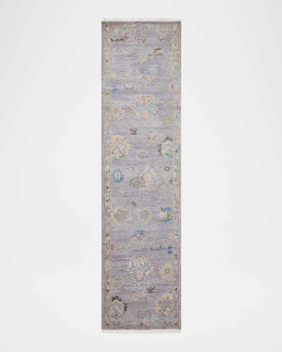 Florence Hand-Knotted Runner, 2' x 10'